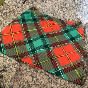 Loudmouth golf skort skirt orange green plaid 6